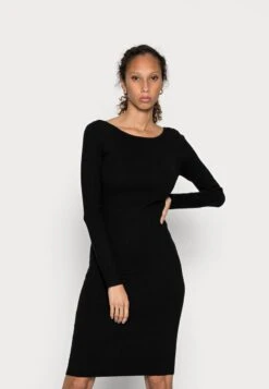 Anna Field OFFENER RÜCKEN BODYCON MINI STRICKKLEID - Etuikleid - Black -Berühmtes Bekleidungs Geschäft ae24ededa50648bf920e681ebf84b24f