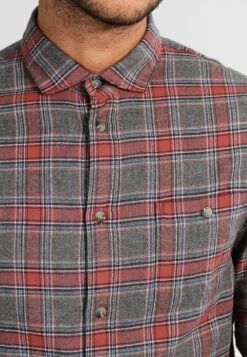 Pier One Hemd - Grey/coral -Berühmtes Bekleidungs Geschäft aec58b86fdd04742b8391be56b121545