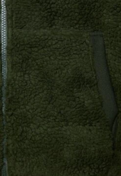 Pier One BORG ZIP-UP JACKET - Fleecejacke - Dark Green -Berühmtes Bekleidungs Geschäft b36b213309db429a9a051cbae9dee2b1