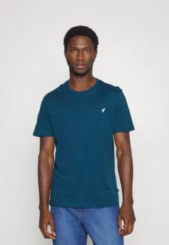 Pier One 5 PACK - T-Shirt Basic - White/blue/stone -Berühmtes Bekleidungs Geschäft b839b6722acb4810893aab216141f42b