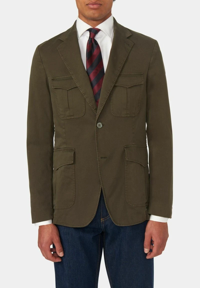 Oscar Jacobson FRISO SAFARI SOFT - Sakko - Rosciola Green 1 Oscar Jacobson FRISO SAFARI SOFT - Sakko - Rosciola Green