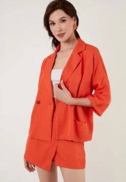 LELA FIT - Blazer - Orange -Berühmtes Bekleidungs Geschäft ba1b1c7fd85945138be2187c167691f7