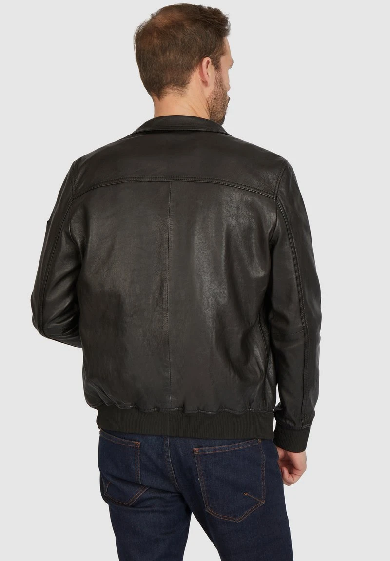 Bugatti LEONARDO - Lederjacke - Schwarz 3 Bugatti LEONARDO - Lederjacke - Schwarz – Bild 3