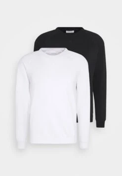 Pier One 2 PACK - Sweatshirt - White/black -Berühmtes Bekleidungs Geschäft c8d8ecb087614e1d86ddf5a1041c7c53