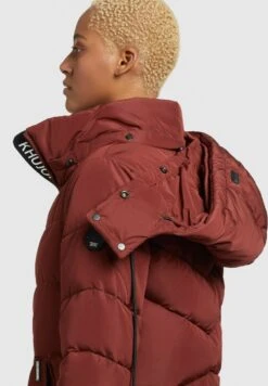 Khujo HUBA - Wintermantel - Rostrot -Berühmtes Bekleidungs Geschäft cd66b9afc3e24b2da536be34e1da5234