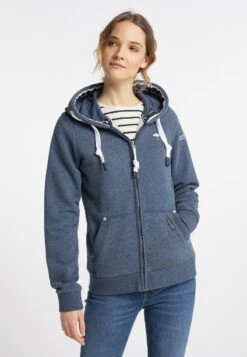 SCHMUDDELWEDDA NAHIMA - Sweatjacke - Rauchmarine Melange