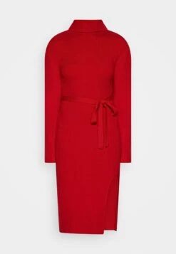 Anna Field ROLLKRAGEN RIPP MINI STRICKKLEID MIT GÜRTEL - Strickkleid - Red -Berühmtes Bekleidungs Geschäft d04bebcd58f24f00a11111c54cc28fcb