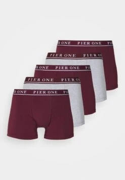 Pier One 5 PACK - Panties - Bordeaux/mottled Grey -Berühmtes Bekleidungs Geschäft d14cfd0e857342e5ab780ebed3841c16 1