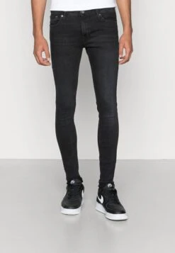 Jack & Jones JJITOM JJORIGINAL SUPER SKINNY FIT - Jeans Skinny Fit - Black Denim -Berühmtes Bekleidungs Geschäft d2725b0230314889a2e07e9af2878c22 1