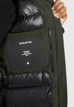 Khujo CHARLYN - Wintermantel - Dunkelgrün -Berühmtes Bekleidungs Geschäft d42301d64d454066b9ada4b364a6affb