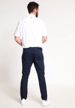 Pier One SLIM FIT CHINO - Chino - Dark Blue 8 Pier One SLIM FIT CHINO - Chino - Dark Blue -Berühmtes Bekleidungs Geschäft d781d37eda76425a93e9a0a3b37f56fe