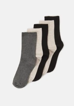 Anna Field 5 PACK - Socken - Beige/black/grey -Berühmtes Bekleidungs Geschäft dea7449edcb441f7b7474480476e34b4 1