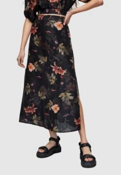 AllSaints ASTA VIVIANA - Maxirock - Black -Berühmtes Bekleidungs Geschäft e098c601e2b64afdb775c31f37bef1e7