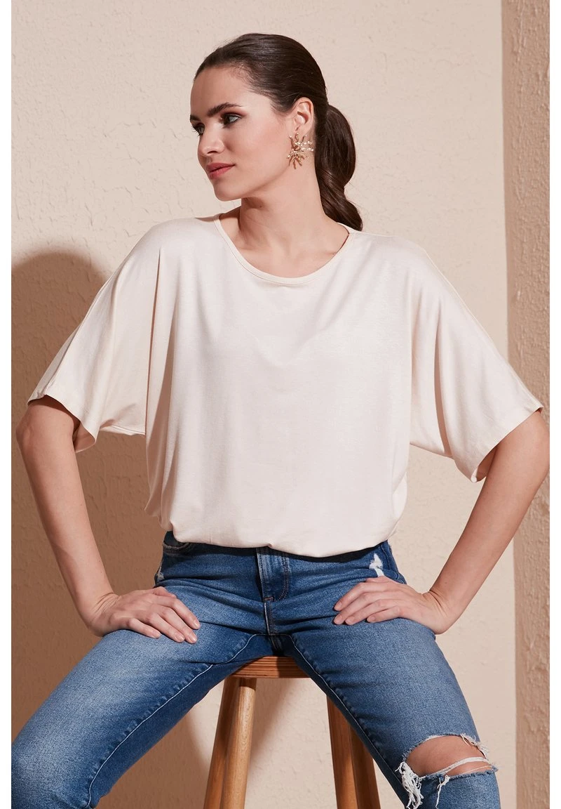 LELA LOOSE FIT - Bluse - Stone 4 LELA LOOSE FIT - Bluse - Stone – Bild 4