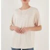 LELA LOOSE FIT - Bluse - Stone