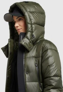 Khujo MELONA SHINY - Wintermantel - Dunkelgrün -Berühmtes Bekleidungs Geschäft e87531f47ee0484fbcace2194682c12d