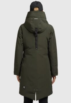 Khujo CHARLYN - Wintermantel - Dunkelgrün -Berühmtes Bekleidungs Geschäft ec6b382f5b304822ae4d26fbbaa70afb