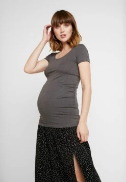 2 PACK - T-Shirt Basic - Dark Gray/black -Berühmtes Bekleidungs Geschäft ef9773ecc6074f73a958b52d3b7df616