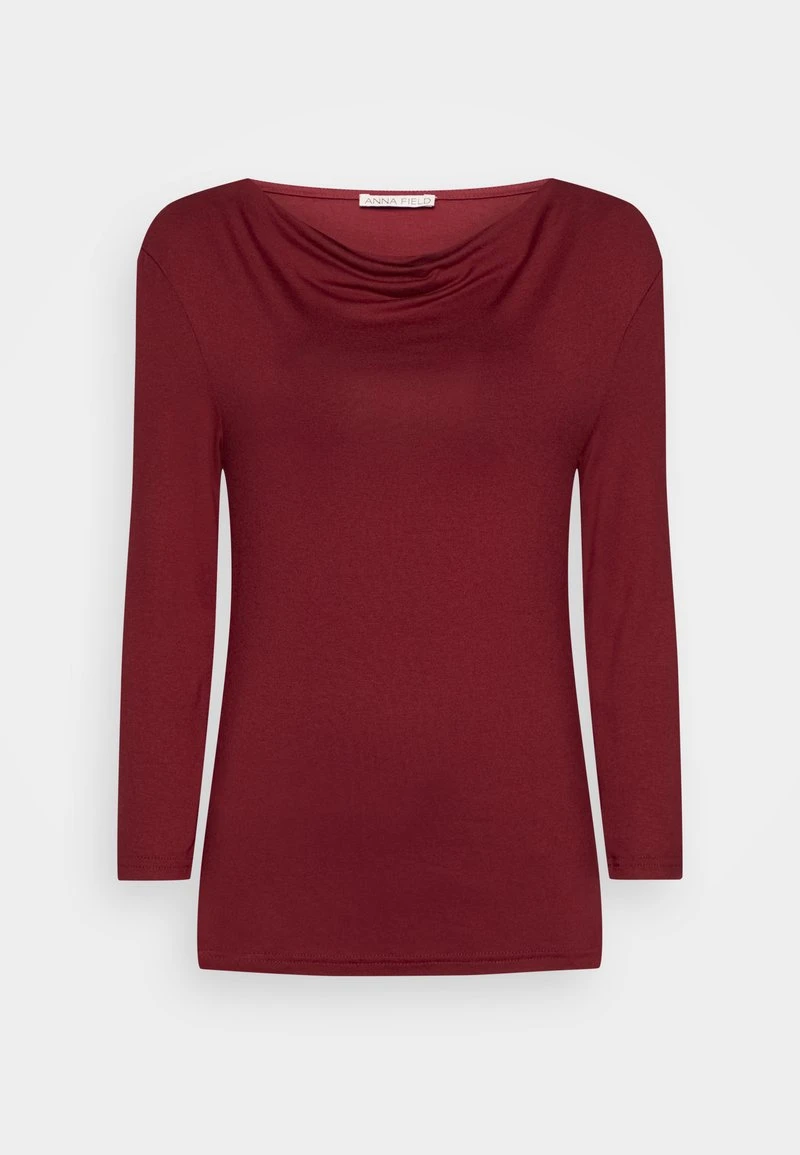 Anna Field Langarmshirt - Dark Red 4 Anna Field Langarmshirt - Dark Red – Bild 4